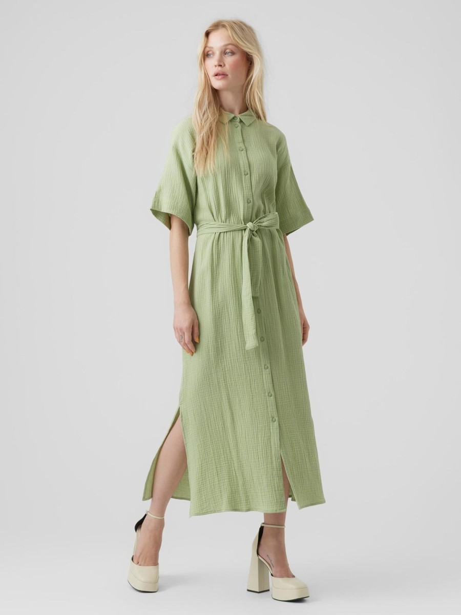 Dame Vero Moda Kjoler | Natali Maxi Kjole - Reseda