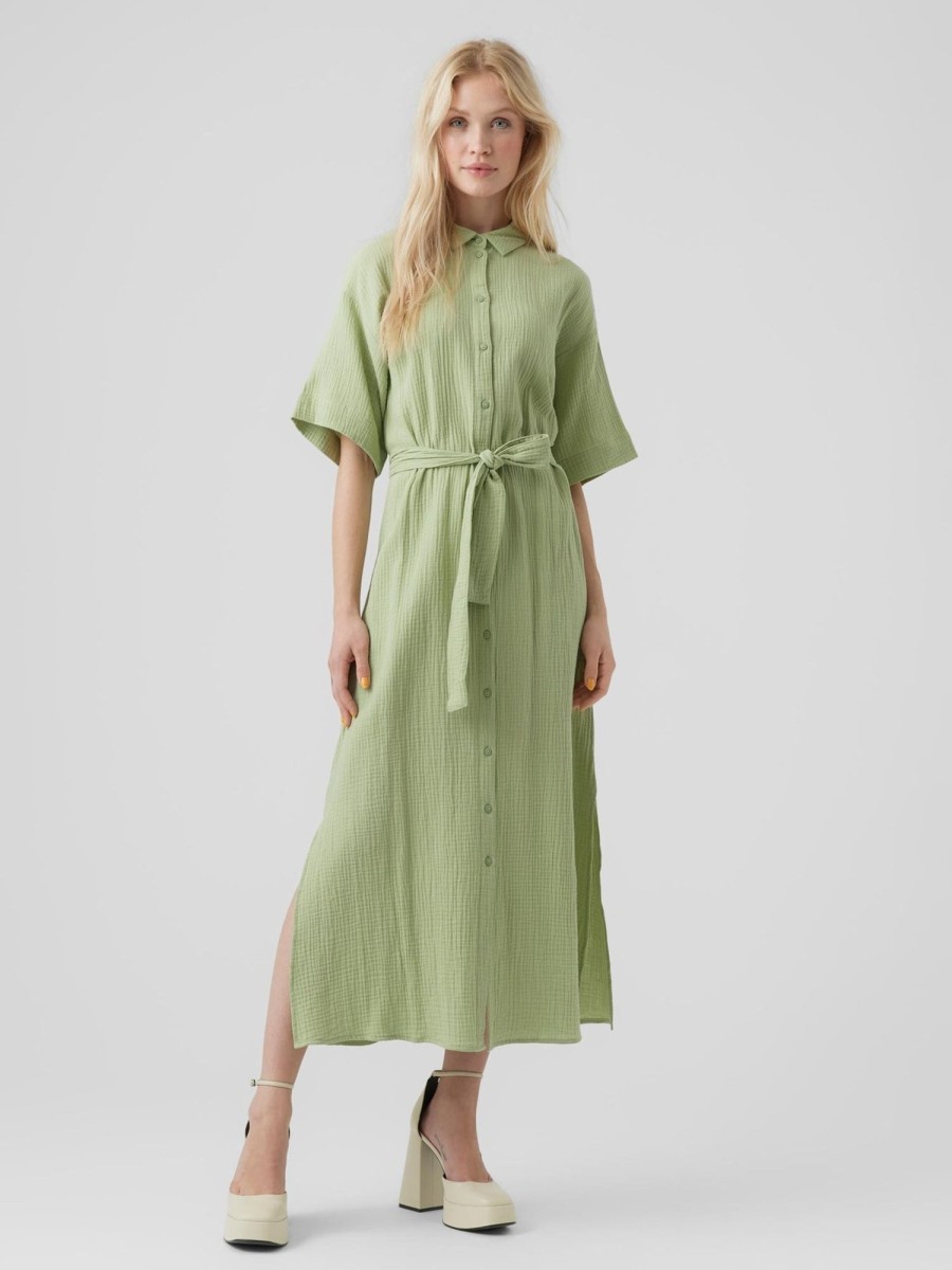 Dame Vero Moda Kjoler | Natali Maxi Kjole - Reseda