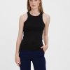 Dame Vero Moda T-Shirts & Toppe | Bianca Tank Top - Sort