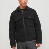 Herre Jack u0026 Jones Jakker & Frakker | Baxter Wool Jacket - Sort