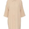 Dame Vero Moda Skjorter & Bluser | Natali Oversized Skjorte - Irish Cream