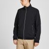 Herre Jack u0026 Jones Jakker & Frakker | Rush Harrington Bomber Jakke - Sort