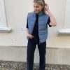 Dame Noisy May Veste | Marcus Puff Vest - China Blue