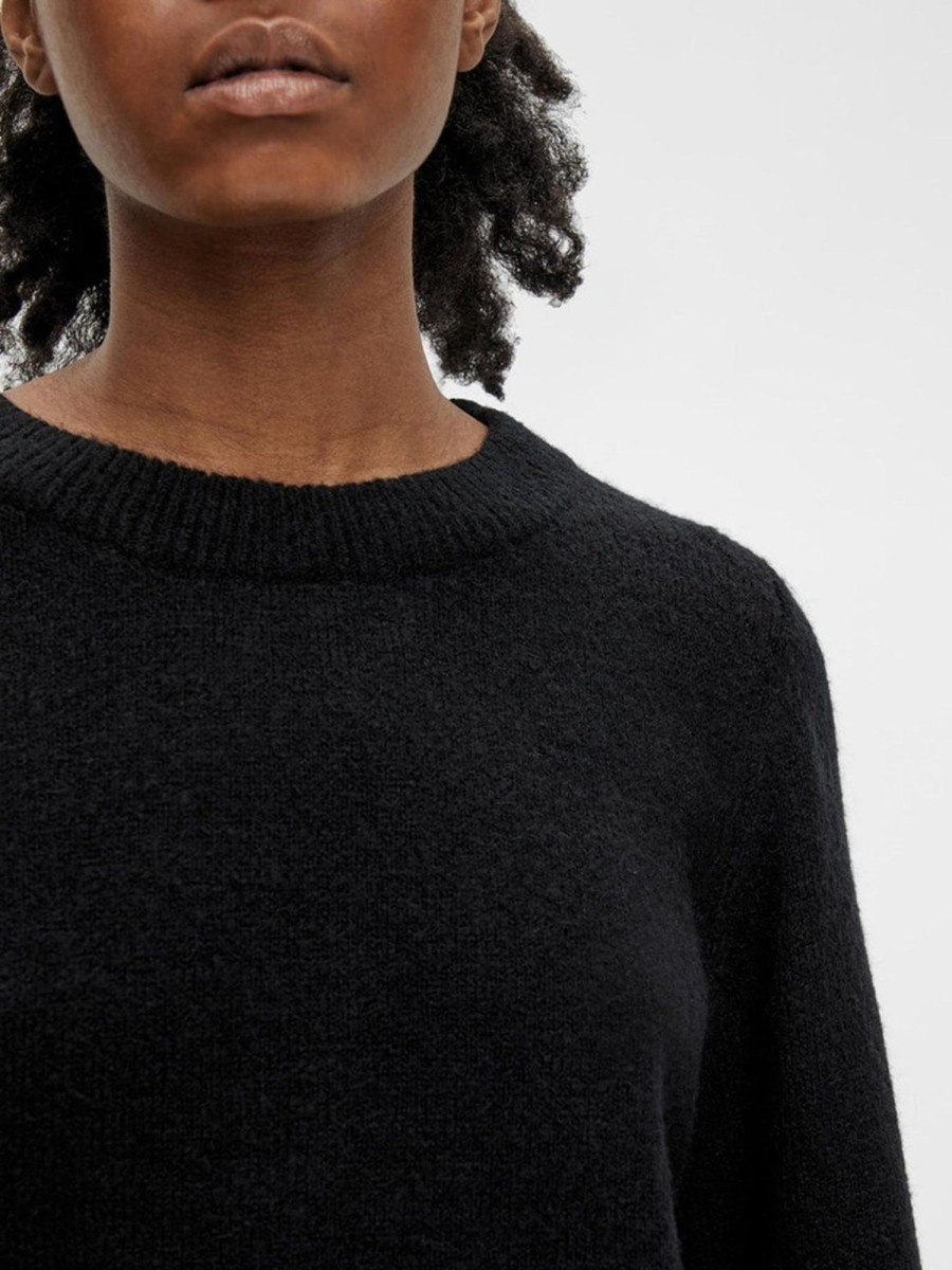 Dame Object Strik | Eve Nonsia Pullover - Sort