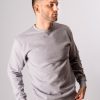 Herre TeeShoppen Trojer | Basic Crewneck - Gra