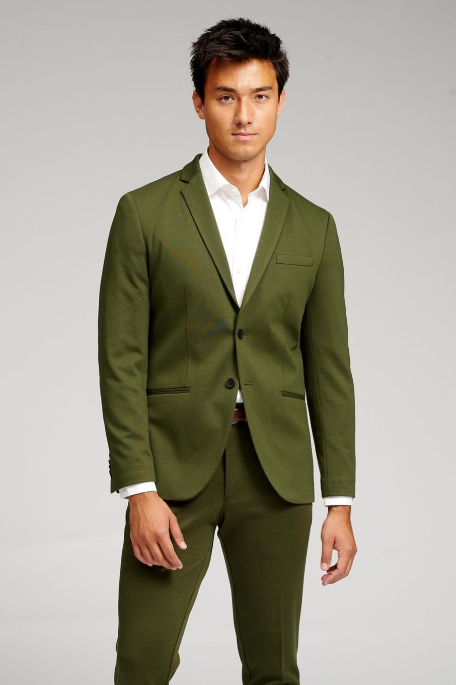 Herre TeeShoppen Blazere | Den Originale Performance Blazer - Morkegron