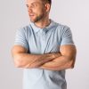 Herre TeeShoppen Poloshirts | Muscle Polo Shirt - Lysebla