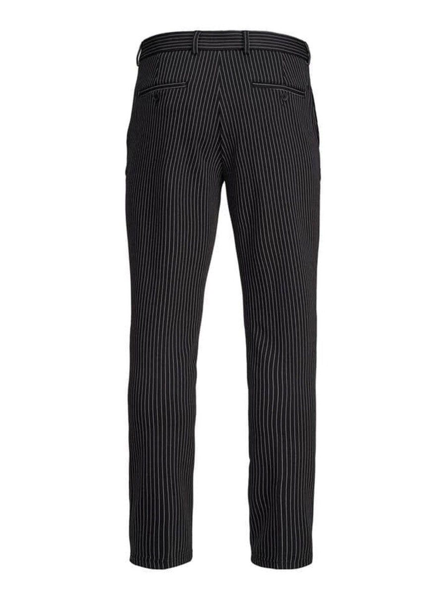 Herre Jack u0026 Jones Bukser | Marco Phil Pants - Sort-Hvid Stribet