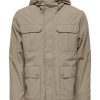 Herre Only u0026 Sons Jakker & Frakker | Noah Spring Parka - Chinchilla