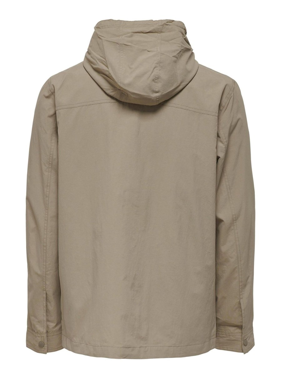 Herre Only u0026 Sons Jakker & Frakker | Noah Spring Parka - Chinchilla