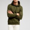 Herre TeeShoppen Trojer | Basic Hoodie Sweat - Morkegron