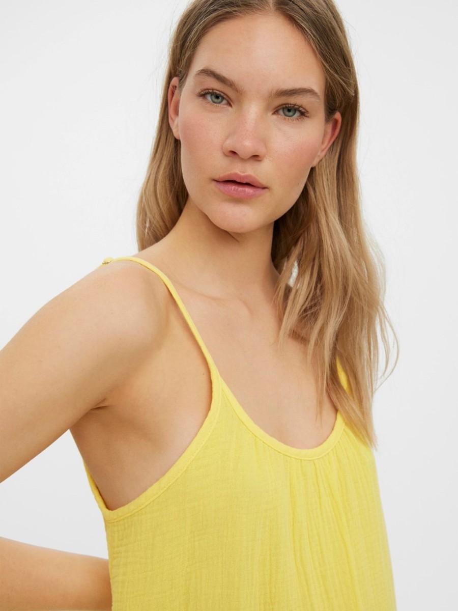 Dame Vero Moda Kjoler | Natali Singlet Kjole - Yarrow