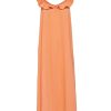 Dame ONLY Kjoler | Zora Midi Kjole - Sun Orange