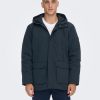 Herre Only u0026 Sons Jakker & Frakker | Jayden Parka - Dark Navy