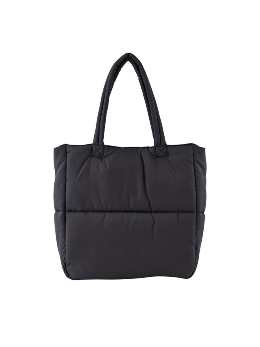 Dame PIECES Tasker | Fulla Padded Shopper Taske - Sort