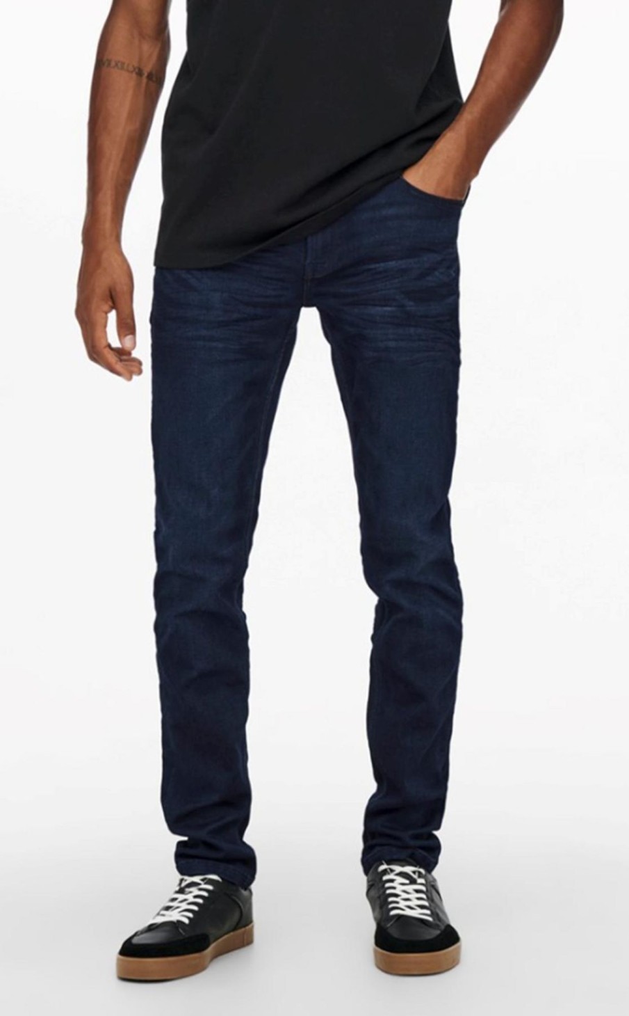 Herre Only u0026 Sons Jeans | Loom Jog Jeans - Denim Bla