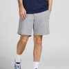 Herre Jack u0026 Jones Shorts | Star Sweat Shorts - Light Grey Melange