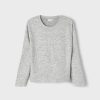 Born Name It Overdele | Victi Knit Trojer - Gra Melange