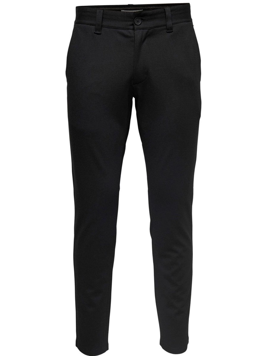 Herre Only u0026 Sons Bukser | Mark Pants - Sort (Straek Bukser)