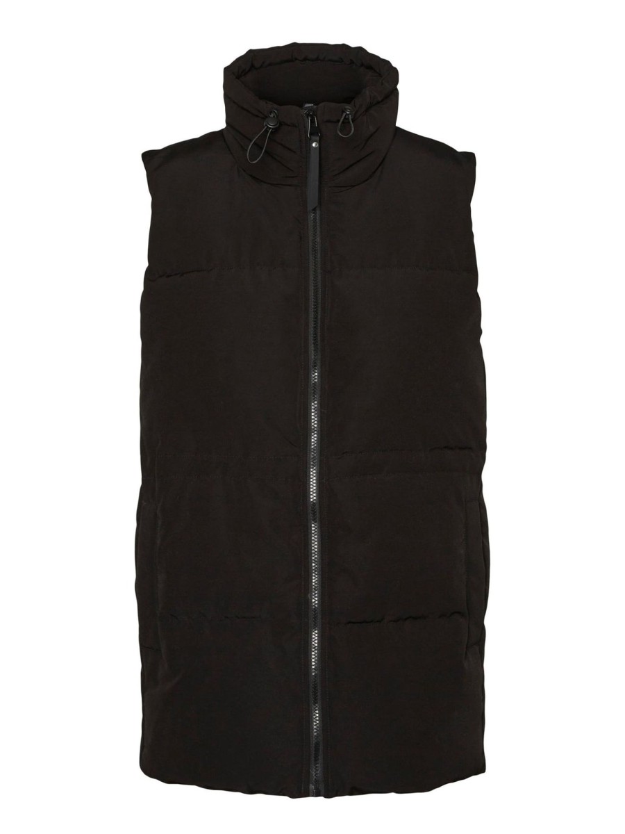 Dame Vero Moda Jakker & Frakker | Bless Fiona Waistcoat - Sort