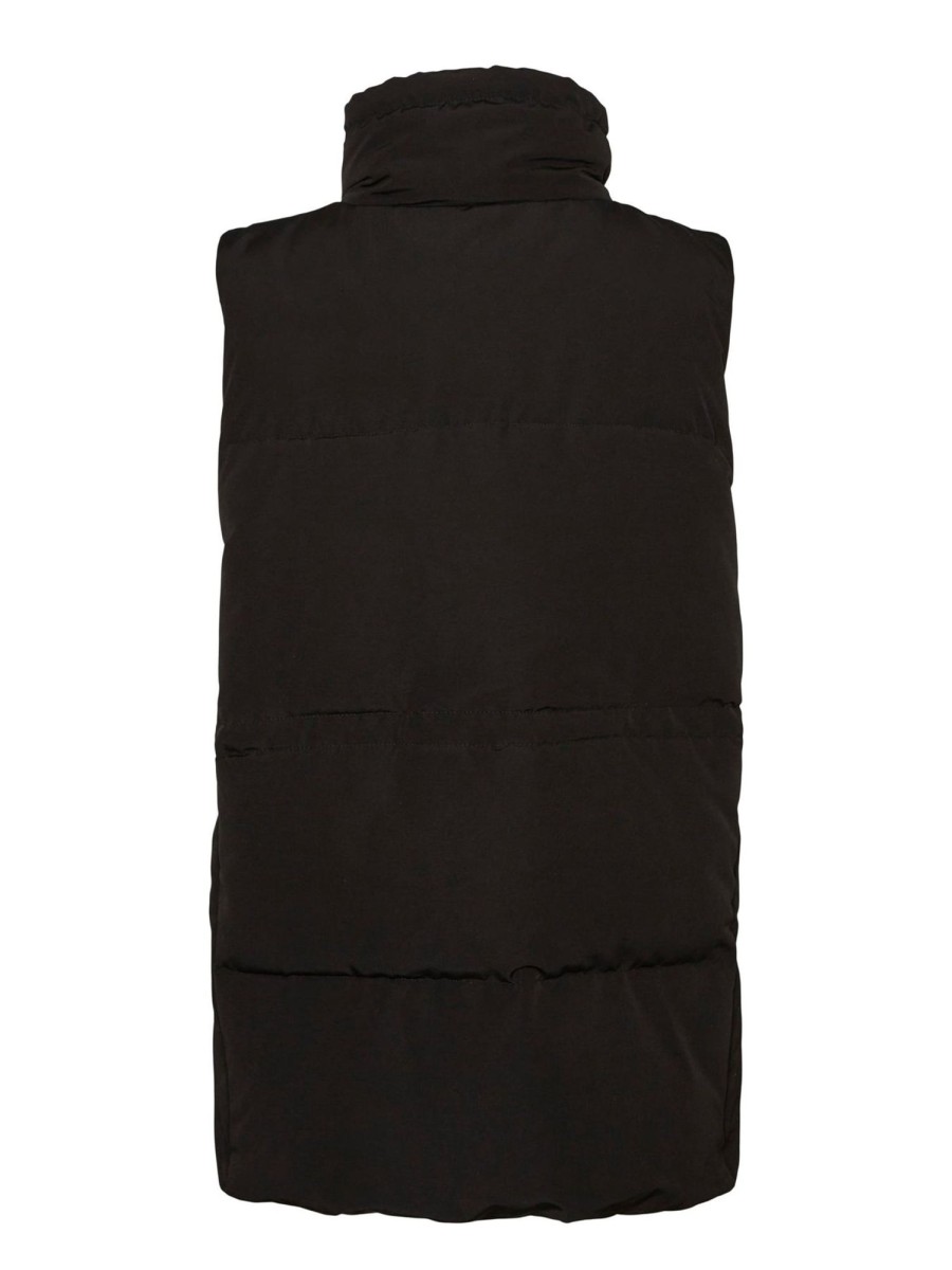 Dame Vero Moda Jakker & Frakker | Bless Fiona Waistcoat - Sort