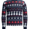 Herre TeeShoppen Undertoj & Stromper | Snowflake Junior Pyjamas - Navy