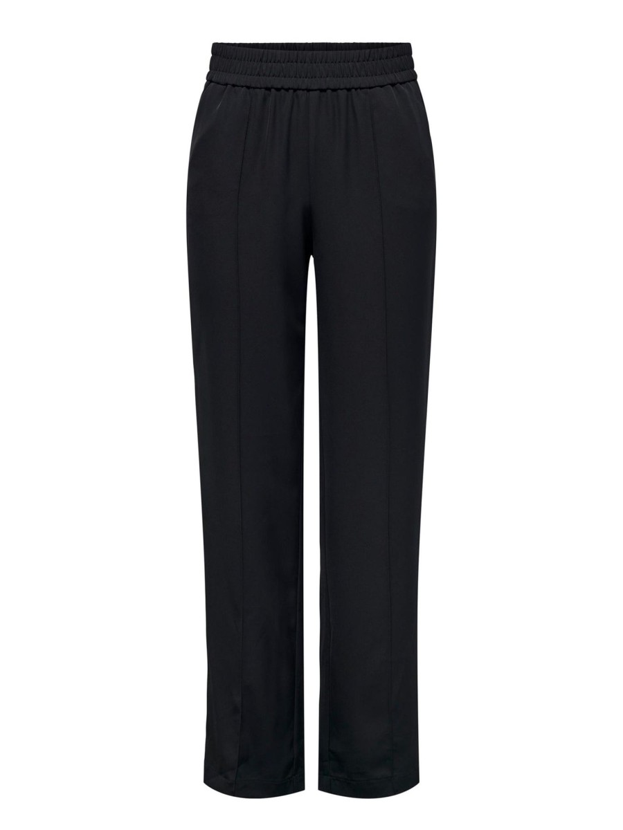 Dame ONLY Bukser | Lucy-Laura Wide Pants - Sort