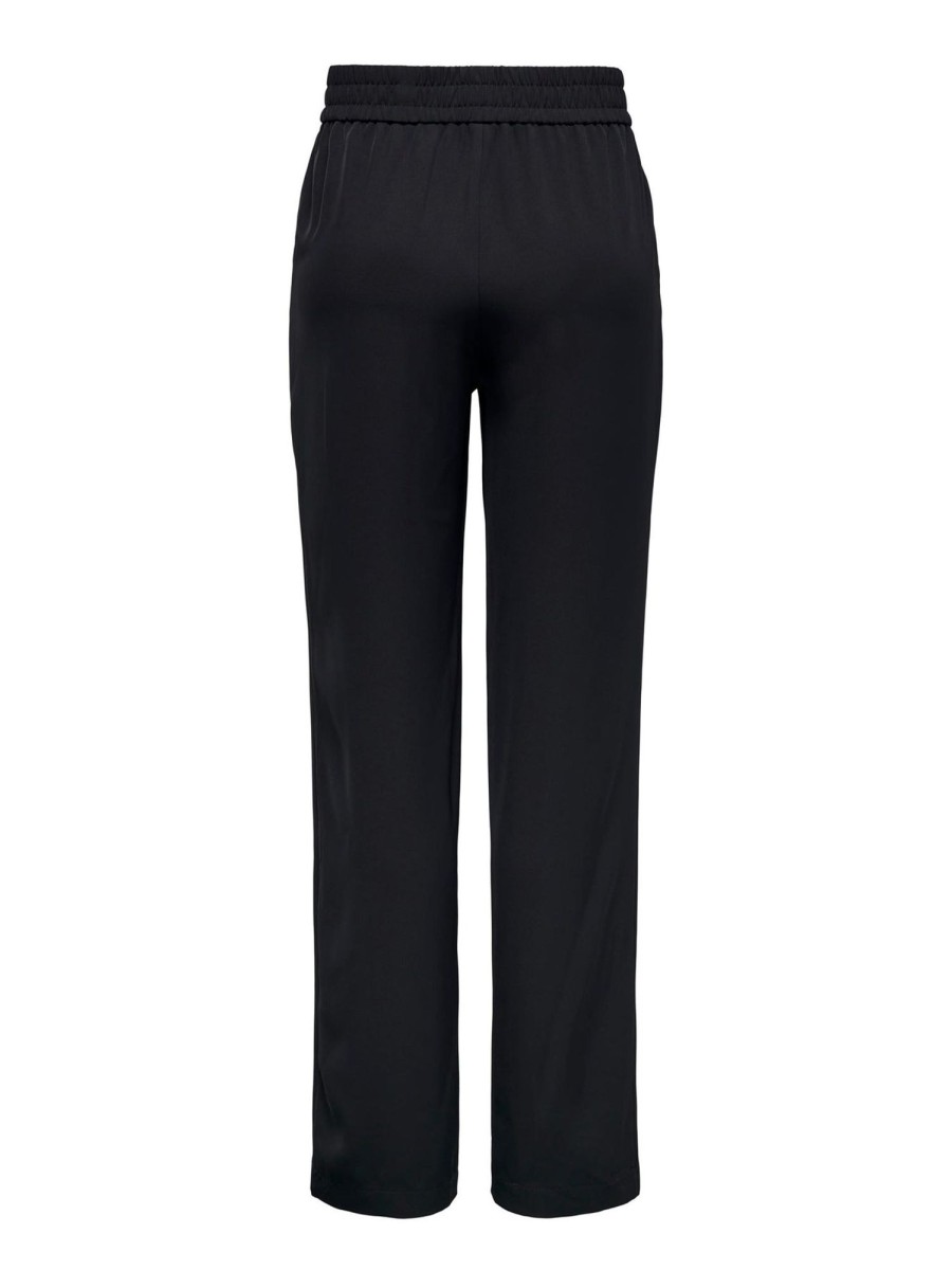 Dame ONLY Bukser | Lucy-Laura Wide Pants - Sort