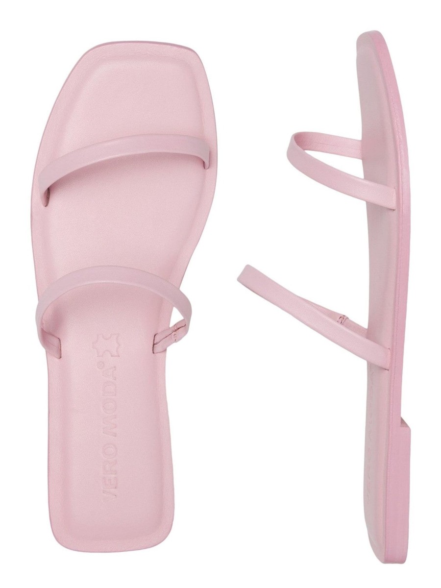 Dame Vero Moda Sko | Laeder Sandaler - Roseate Spoonbill