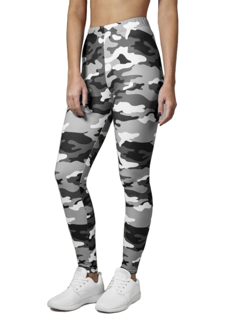 Dame Urban Classics Bukser | Ladies Camo Leggings - Hvid