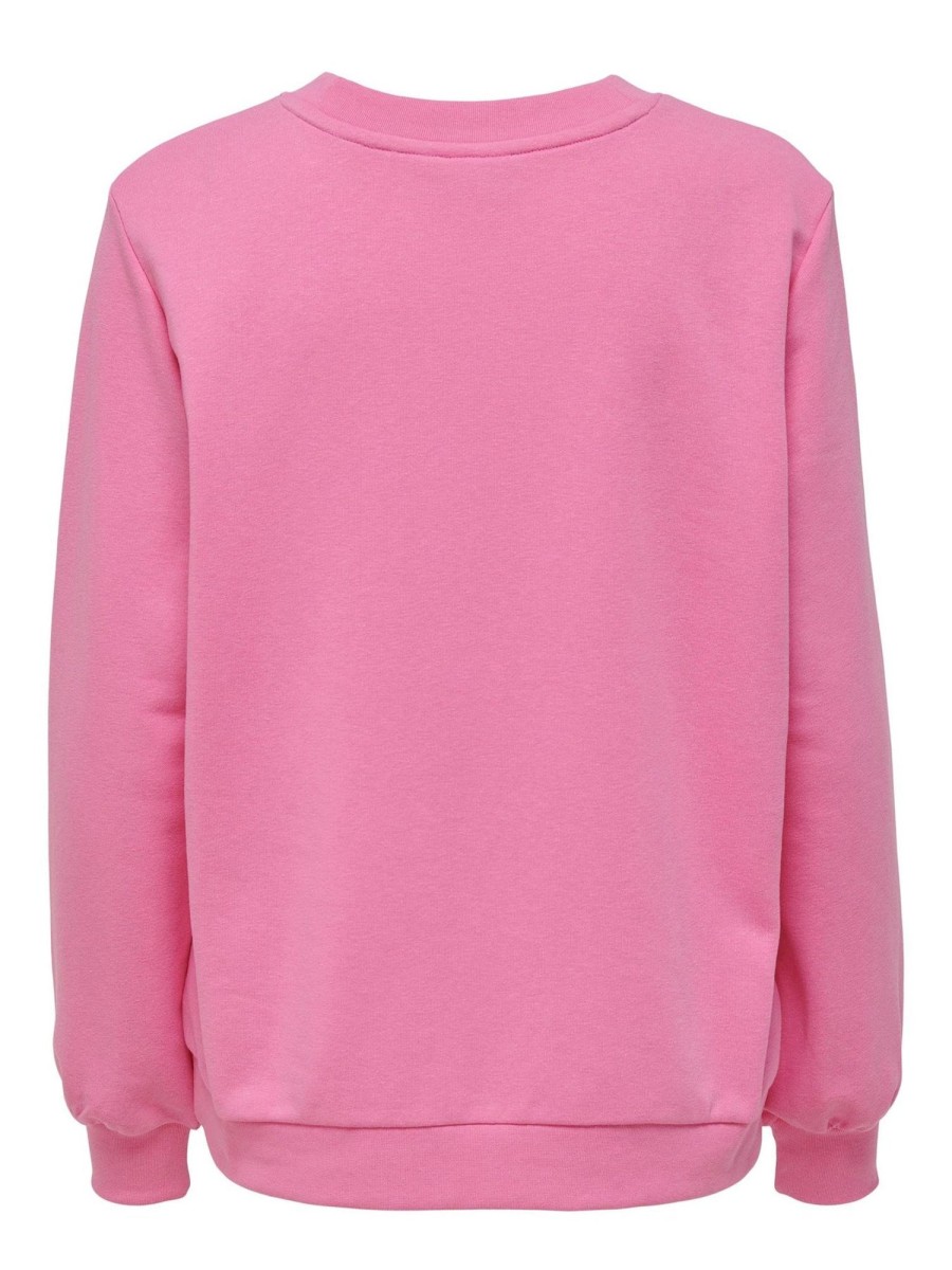 Dame ONLY Trojer | Colour Reg Sweater - Pink