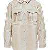 Born Kids Only Overdele | Nanna Fringe Shirt - Sand