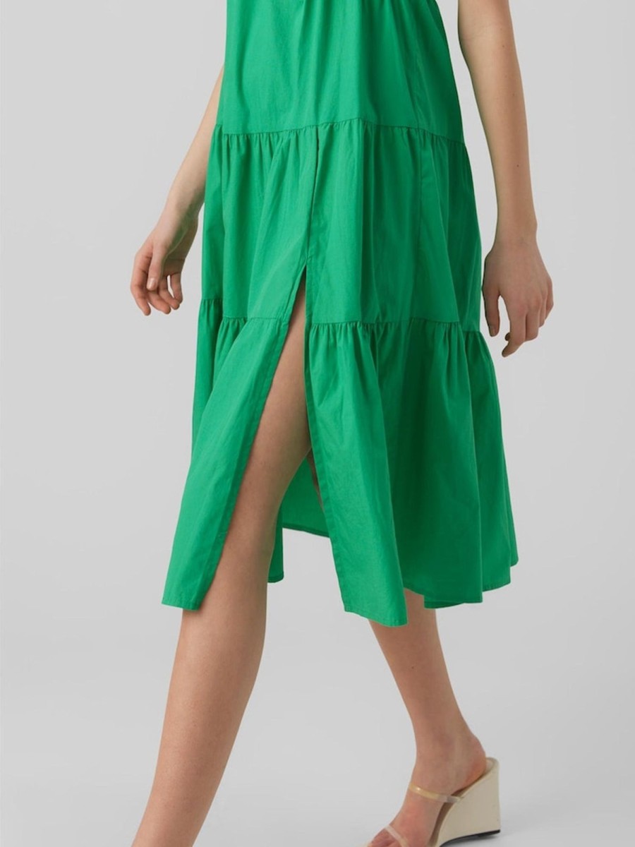 Dame Vero Moda Kjoler | Jarlotte Maxi Kjole - Bright Green