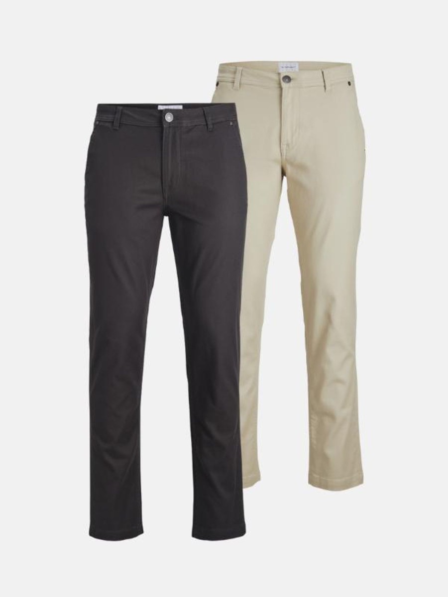 Herre TeeShoppen Performance Pants | Performance Structure Pants Regular Fit - Pakketilbud (2 Stk.)