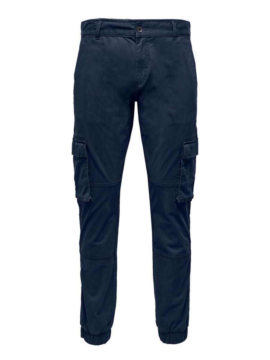 Herre Only u0026 Sons Bukser | Cam Stage Cargo Pants - Dress Blues