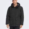 Herre Only u0026 Sons Jakker & Frakker | Jayden Parka - Sort