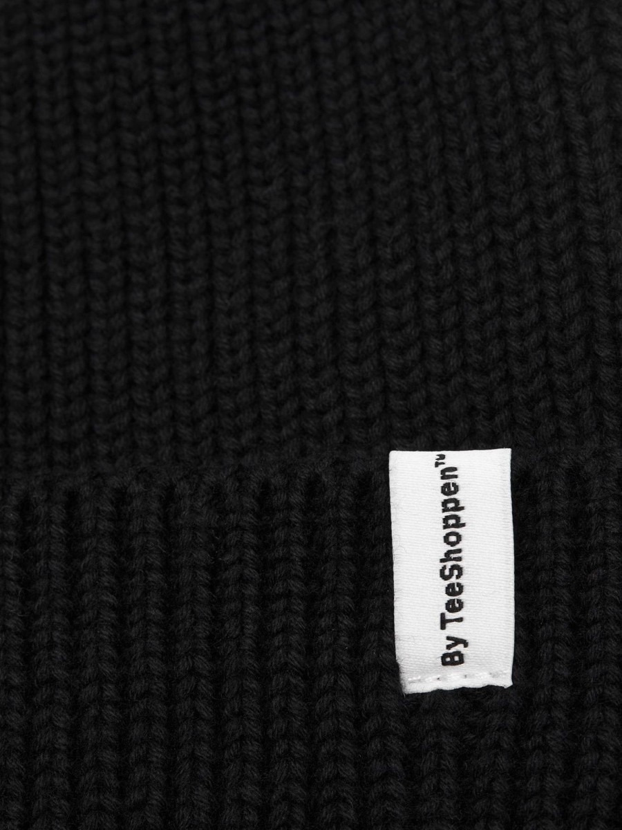 Herre TeeShoppen Caps & Hatte | Basic Beanie - Sort