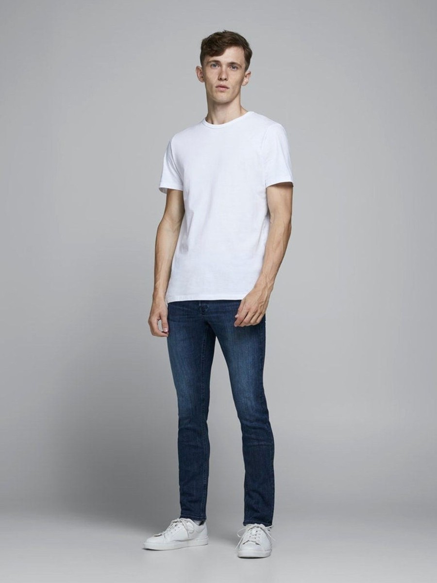 Herre Jack u0026 Jones Jeans | Glenn Original Jeans 812 - Blue Denim