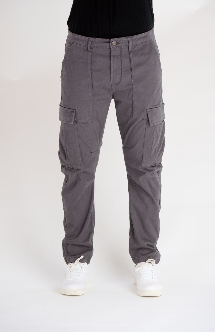 Herre INDICODE Bukser | Rando Cargo Bukser - Dark Grey