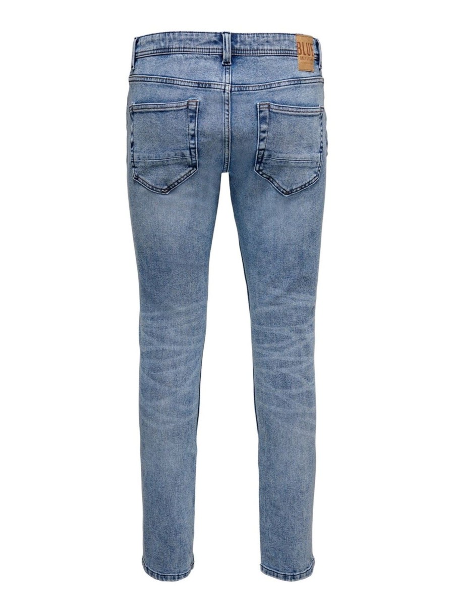 Herre Only u0026 Sons Jeans | Loom Life Slim Jeans - Bla Denim