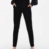 Dame ONLY Bukser | Veronica High Waist Pants - Sort