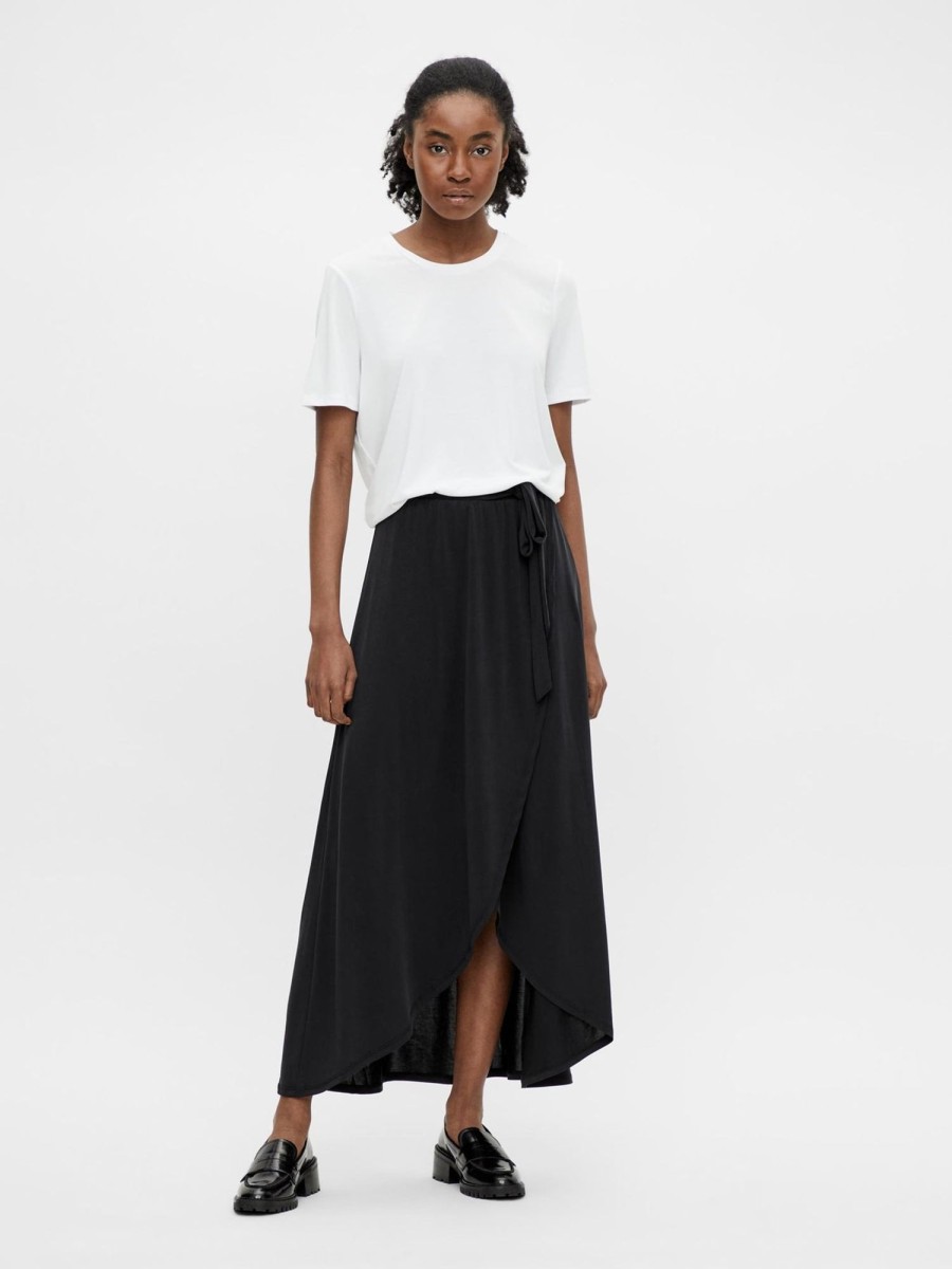 Dame Object Nederdele | Jannie Maxi Skirt - Sort