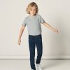 Born Name It Underdele | Robin Stretch Jeans - Morkebla Denim