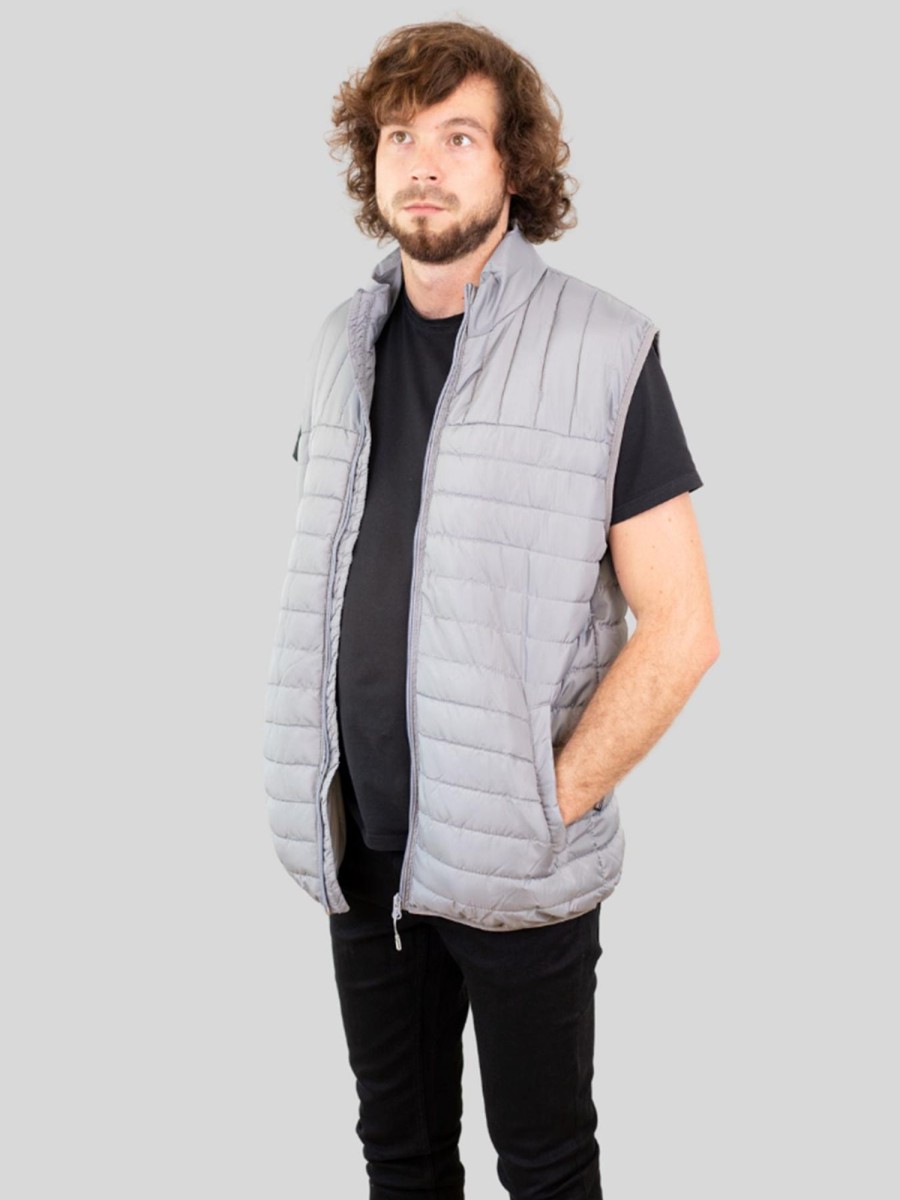 Herre Only u0026 Sons Jakker & Frakker | Paul Quilted Vest - Gra