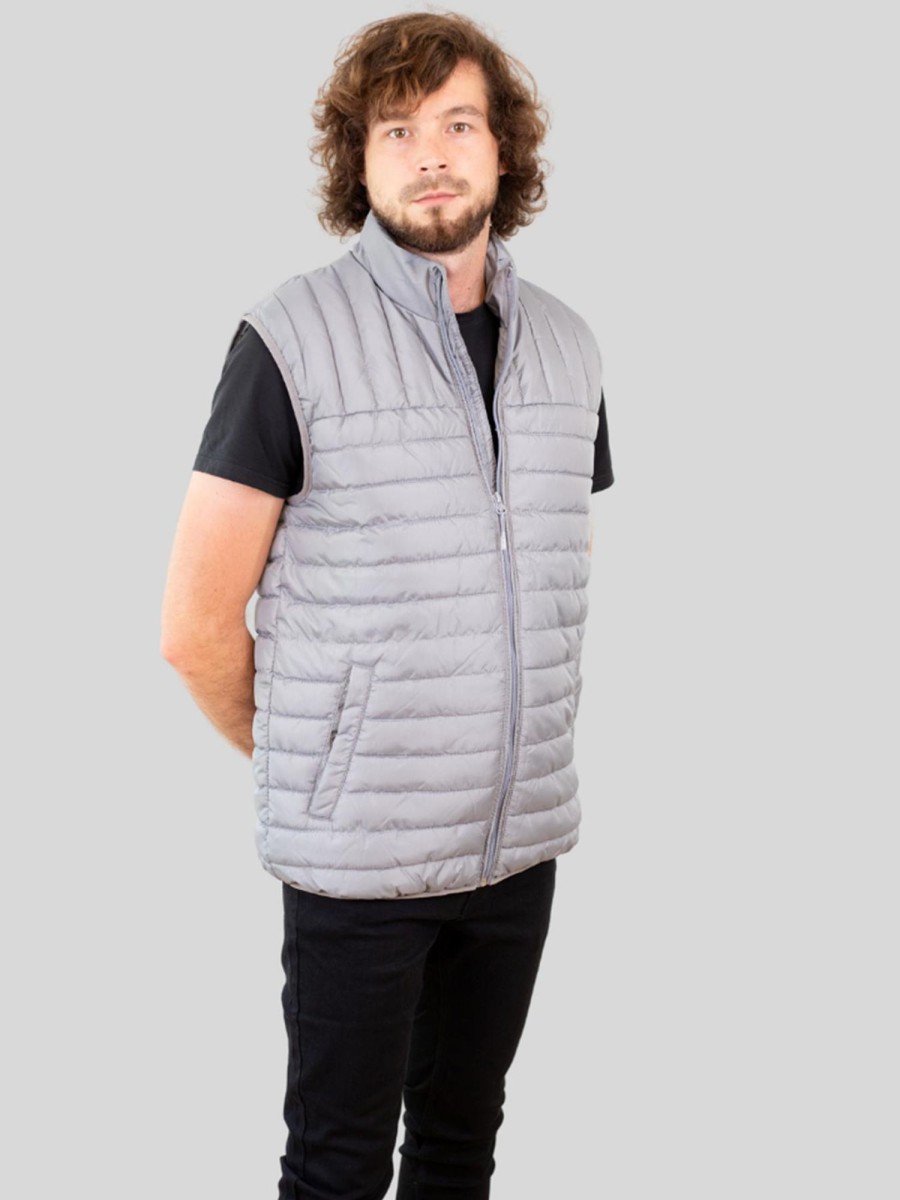 Herre Only u0026 Sons Jakker & Frakker | Paul Quilted Vest - Gra