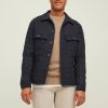 Herre Jack u0026 Jones Jakker & Frakker | Hauler Uld Jakke - Dark Navy