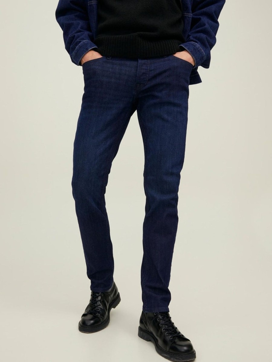 Herre Jack u0026 Jones Jeans | Glenn Original 810 - Blue Denim