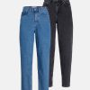 Dame TeeShoppen Jeans | De Originale Performance Mom Jeans - Pakketilbud (2 Stk.)