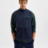 Herre Selected Homme Jakker & Frakker | Nohr Fleece Vest - Dark Navy