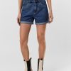 Dame Vero Moda Shorts | Loose Shorts - Medium Blue Denim